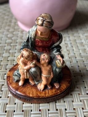 Vintage  1951 P. W. Baston Sebastian Miniatures "Madonna of the Goldfinch"